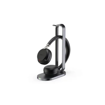 Гарнитура BH72 UC Black USB-A, Беспроводная Bluetooth, HD звук, Зарядка Qi, Шумоподав., Черная Гарнитура BH72 UC Black USB-A, Беспроводная Bluetooth, HD звук, Зарядка Qi, Шумоподав., Черная